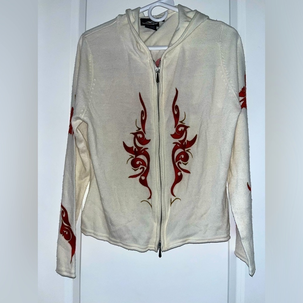 Harley Davidson women’s Y2K soft vintage hoodie sweater